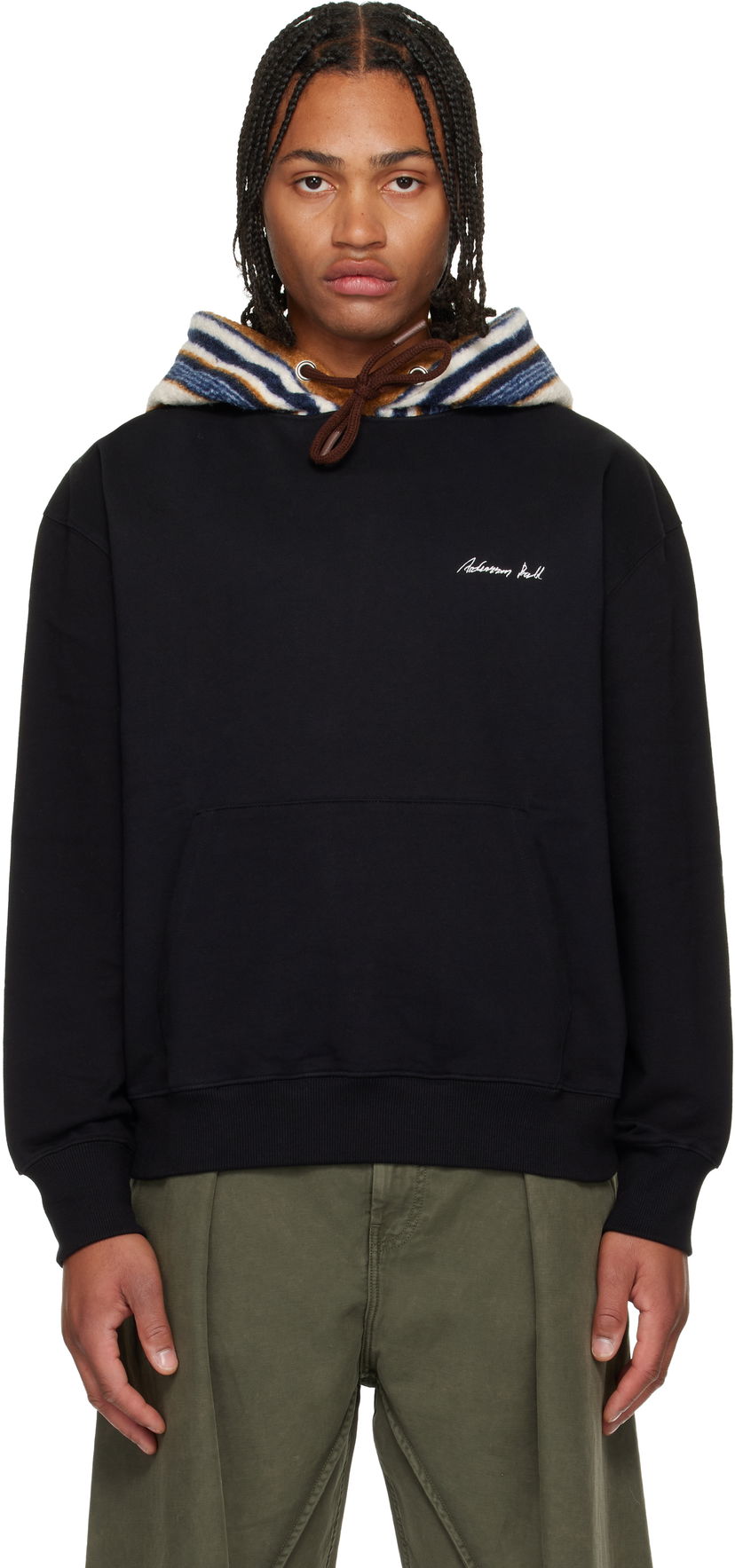 Світшоти Andersson Bell Logo Embroidery Hoodie чорний | atb1379u