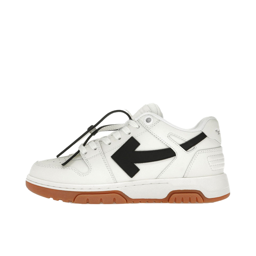 Кросівки та взуття Off-White Out Of Office OOO Low Tops White Black Gum білий | OMIA189C99LEA011-0110