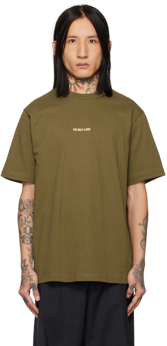 Футболка Helmut Lang Space Graphic T-Shirt Зелений | N09HM526