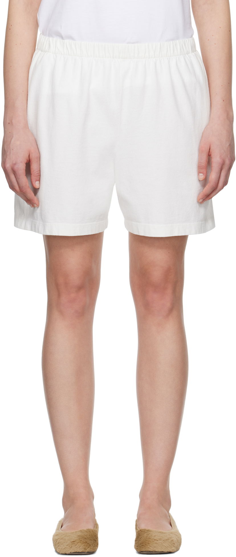 Шорти The Row The Row Gunty Shorts білий | 7875-K526