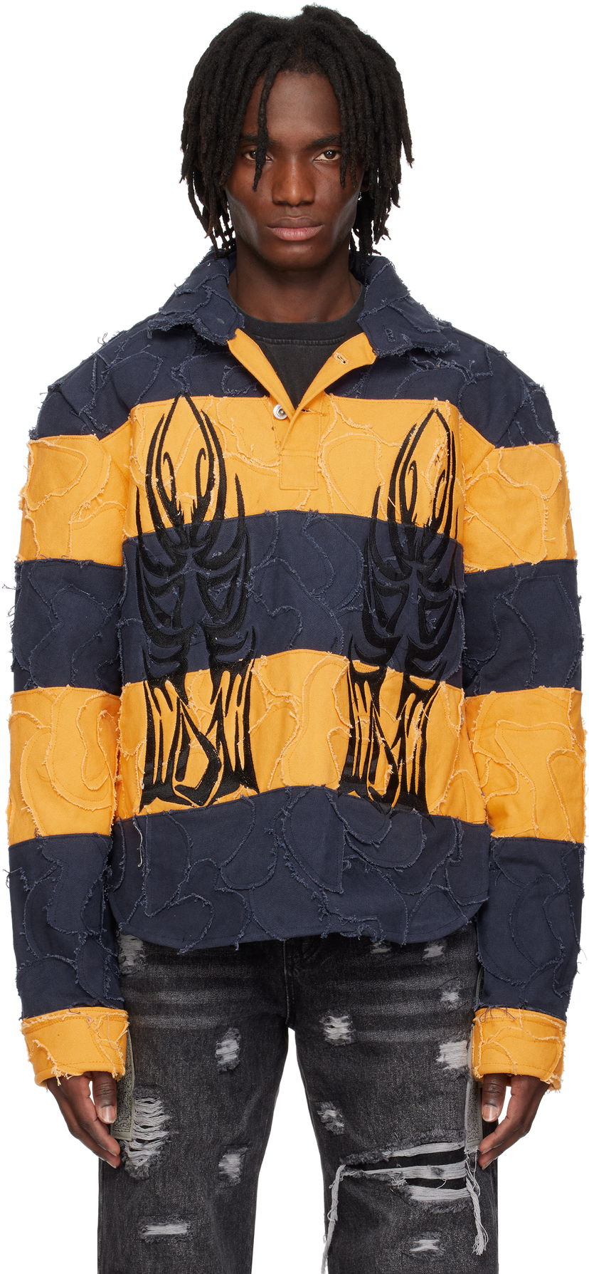 Сорочка поло Who Decides War Who Decides War Winged Rugby Polo Жовтий | 1110590010SS25