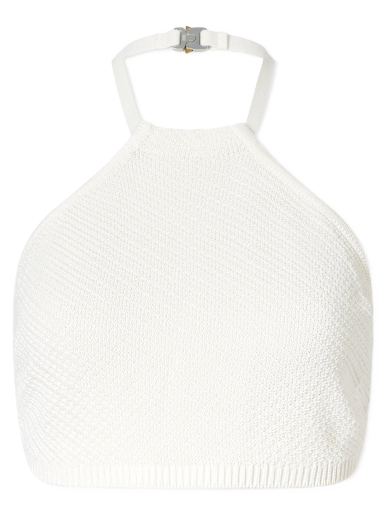Кроп-топи 1017 ALYX 9SM Buckle Cropped Halter Top білий | AAWKN0192YA01-WTH0001