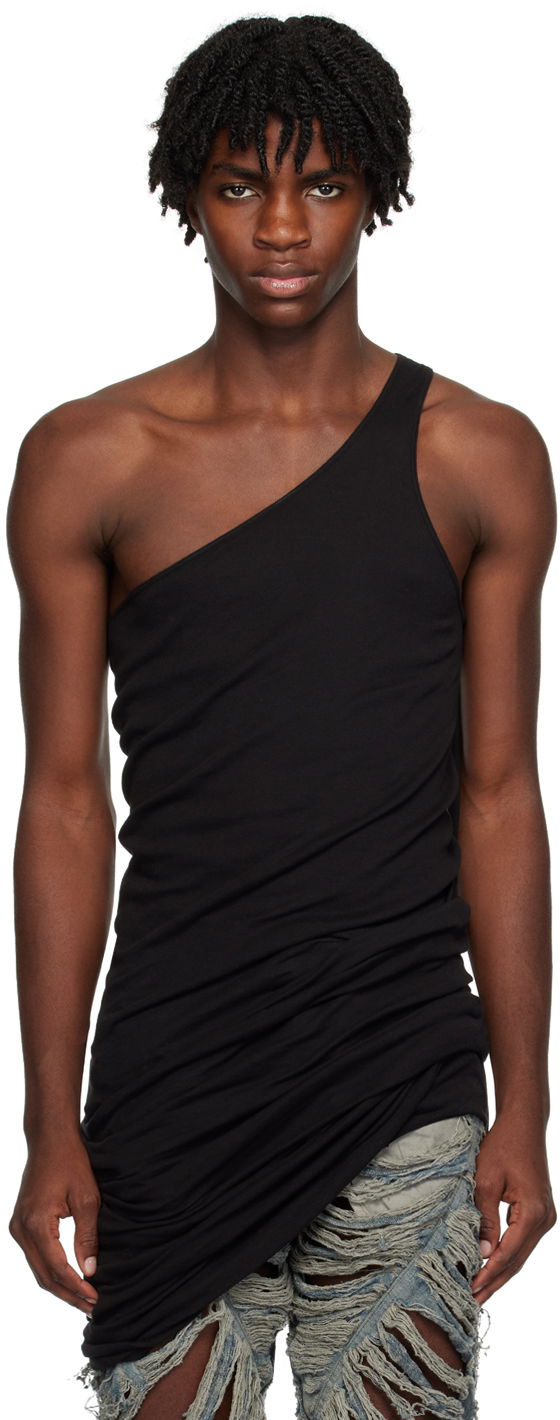 Безрукавка Rick Owens DRKSHDW Double Ziggy Banana Tank Top чорний | DU02C5161 B, 0
