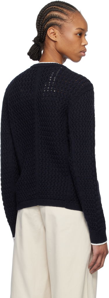 Cветр rag & bone Rag & Bone Daria Knit Cardigan темно-синій | WAS24P045SD45, 2