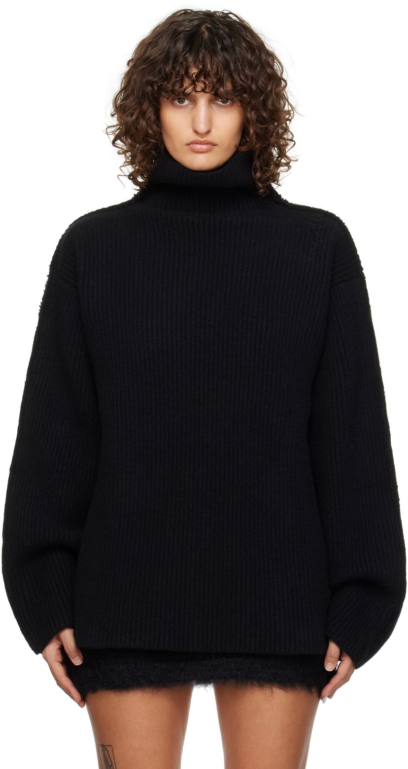 Cветр Marni Wool Turtleneck Sweater чорний | DVMD0182A1 UFWH22