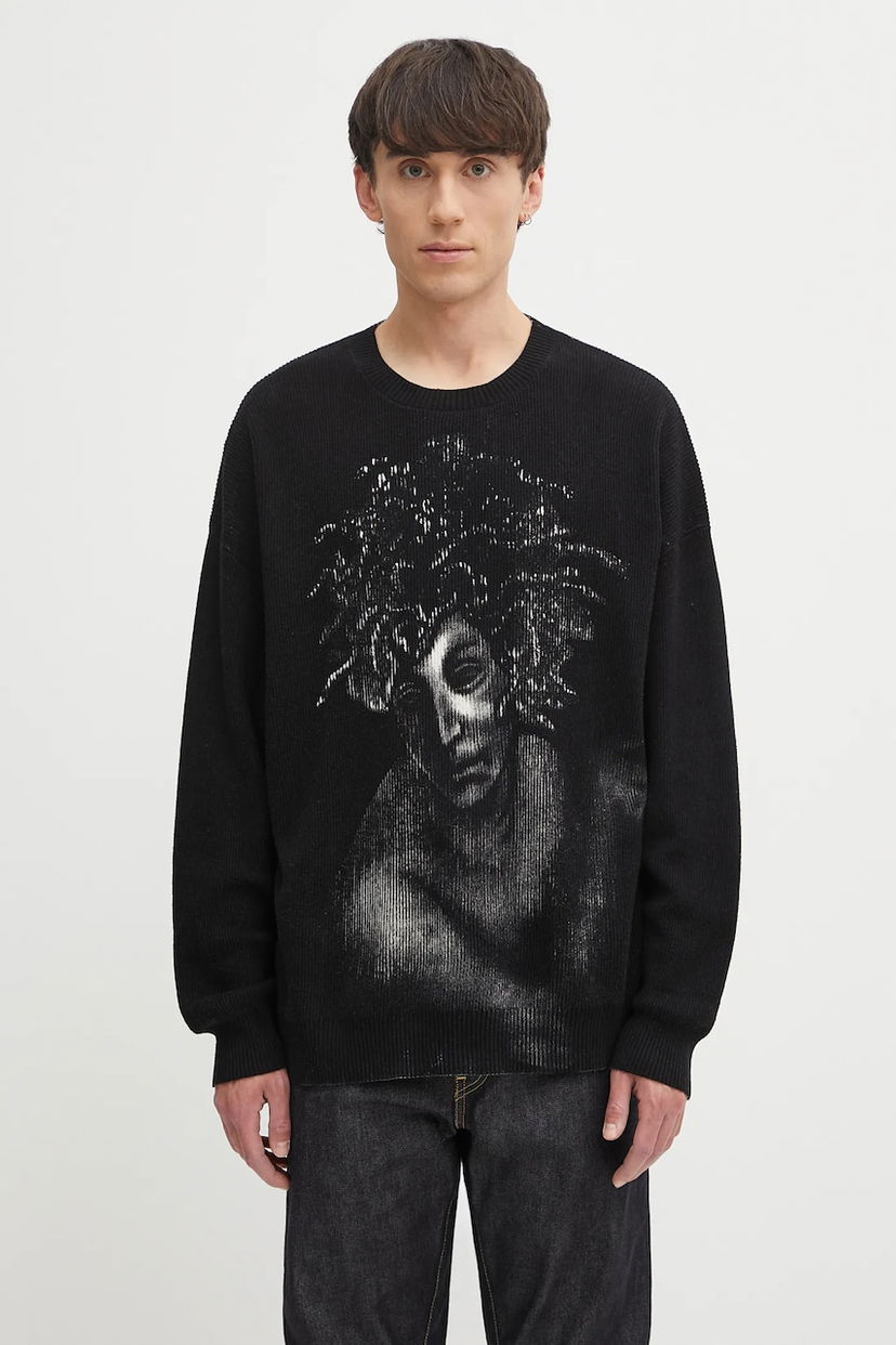 Cветр Fucking Awesome Fucking Awesome Medusa Sweater чорний | PN20014