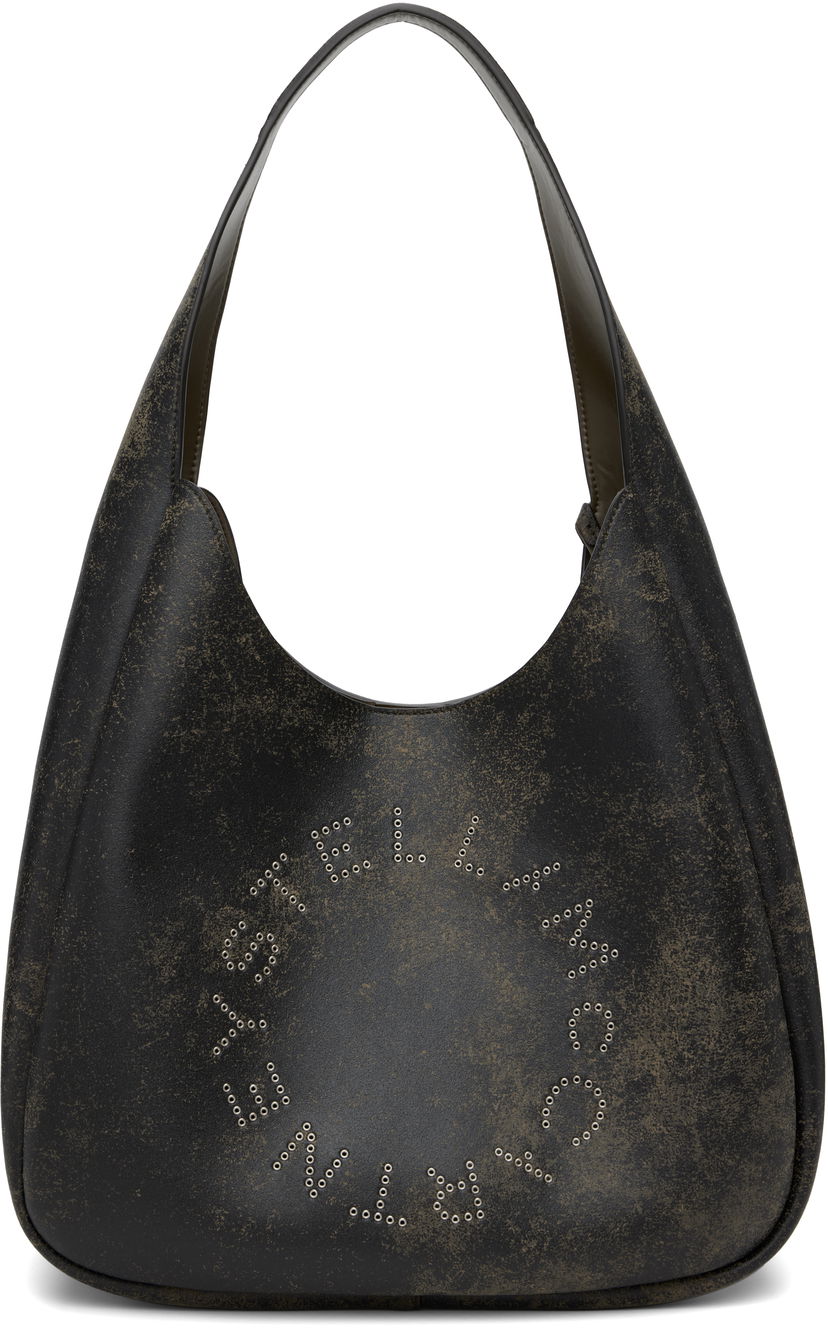 сумка-тоут Stella McCartney Stella McCartney Logo Slouchy Aged Large Tote чорний | 7B0102WP0591