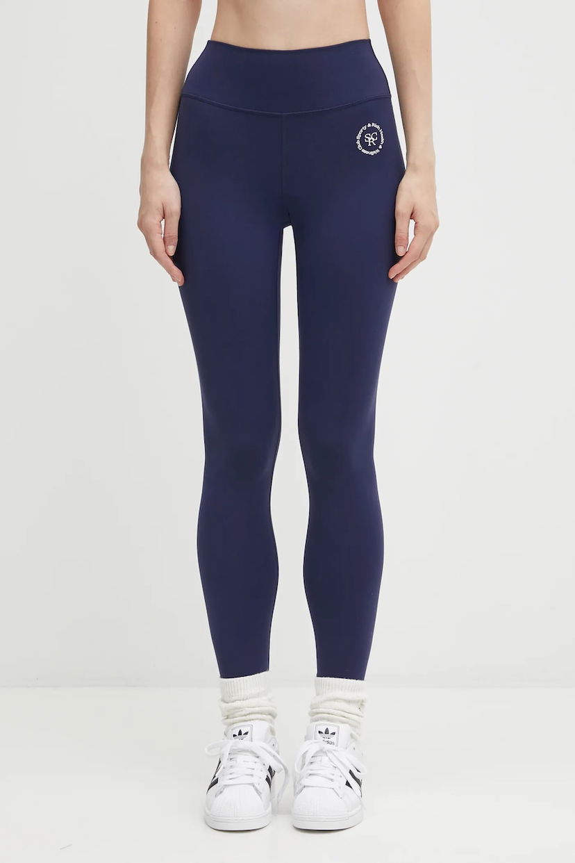 Легінси Sporty & Rich Srhwc Logo Leggings темно-синій | PA002621305BL106