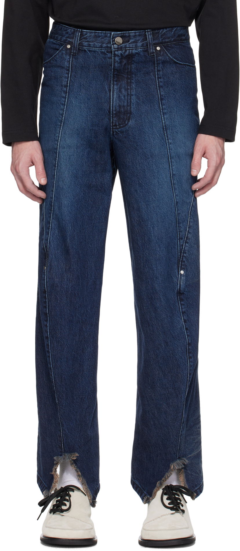 Джинси ADER ERROR ADER error Twisted Jeans Синій | BO01SSJE0105BL
