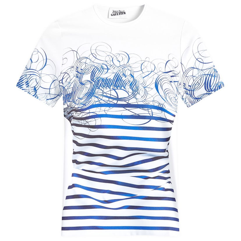 Футболка Jean Paul Gaultier Signature Graphic T-Shirt білий | 2430FTS089J5550159