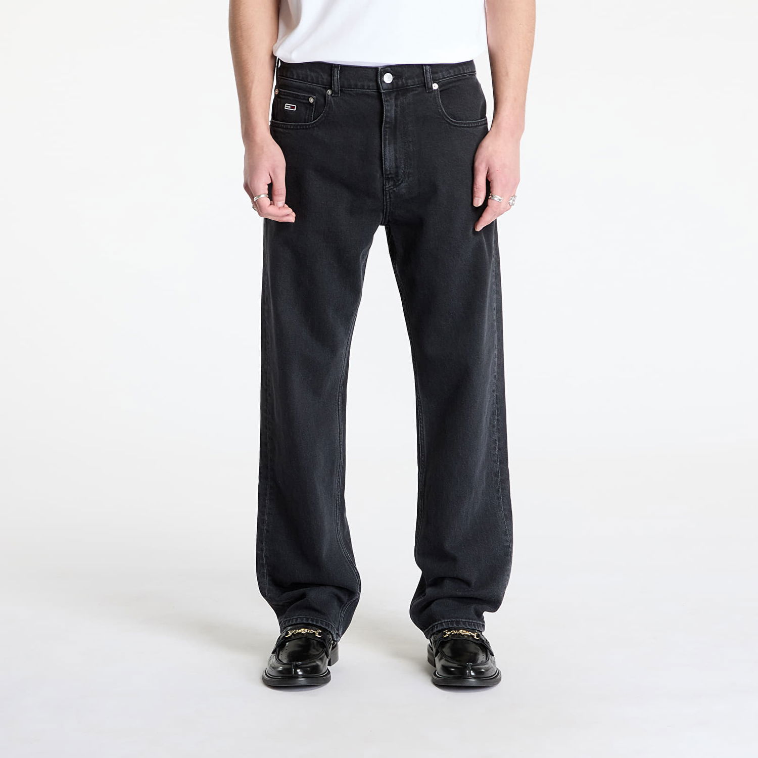 Джинси Tommy Hilfiger Tommy Jeans Otis Regular Straight Jeans W33/L32 чорний | DM0DM21189 1BY, 0