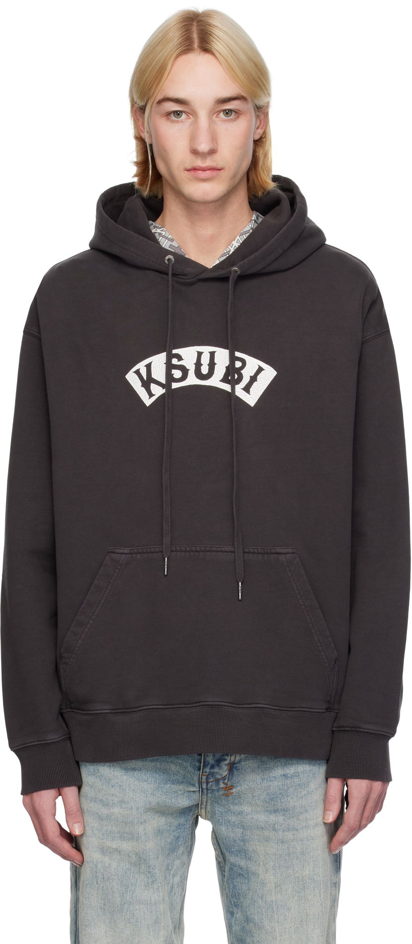 Світшоти Ksubi Faded Baddies Biggie чорний | MFA24FL018