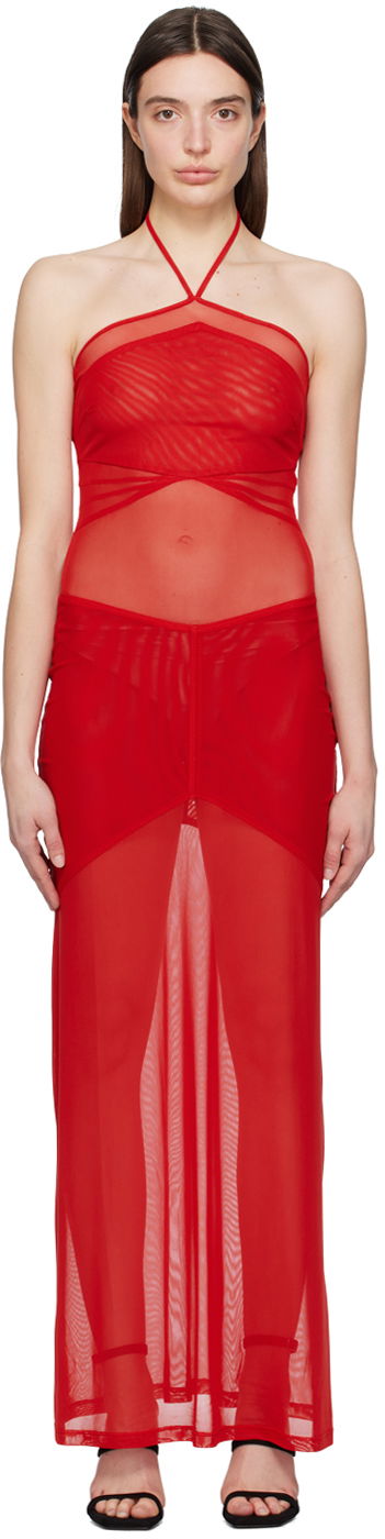 плаття Miaou Miaou Serena Maxi Dress Червоний | 5055PM3SCA