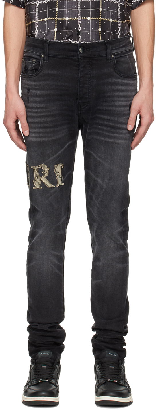 Джинси AMIRI AMIRI Baroque Jeans чорний | AMDNSY1026
