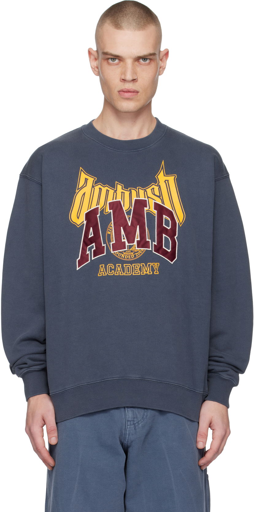 Світшоти Ambush Graphic Sweatshirt Синій | BMBA006F24FLE0014528