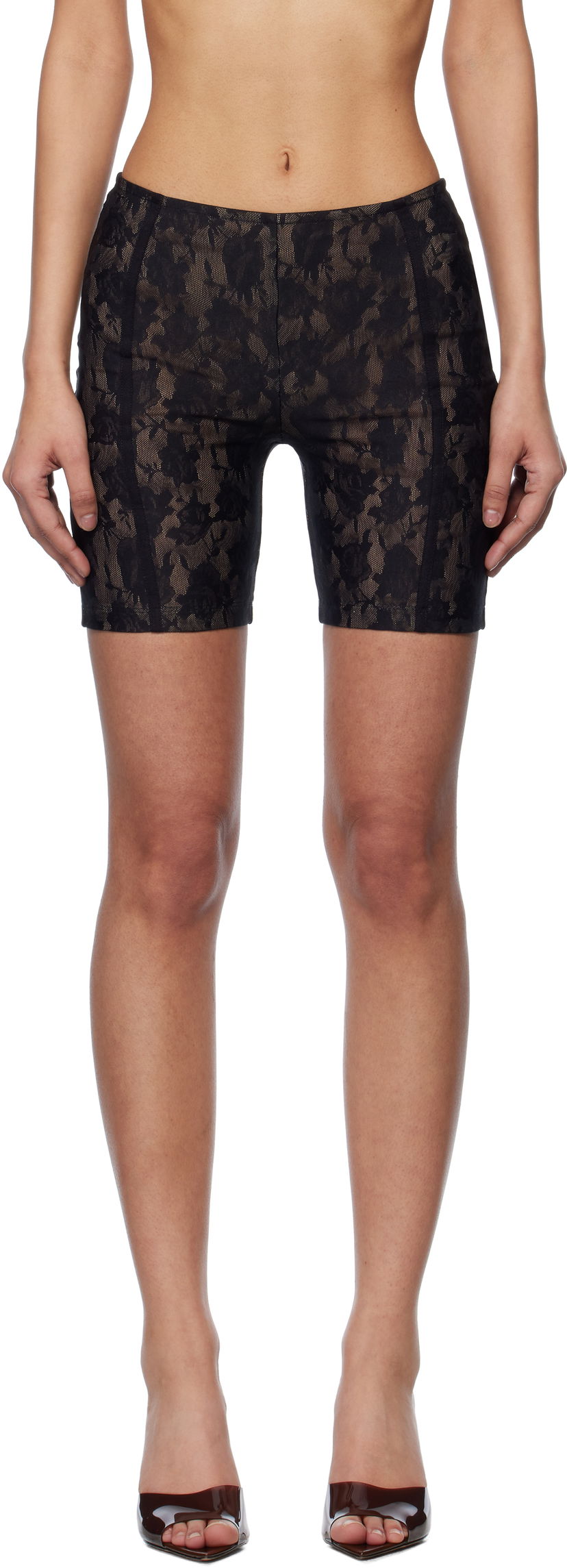 Шорти MISBHV MISBHV Stella Lace Shorts чорний | 250W354