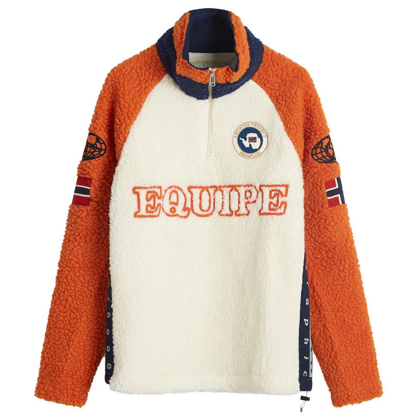 Світшоти Napapijri Fleece Jacket With Zipper бежевий | NP0A4IK6MO91