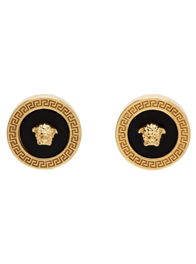Сережки Versace Enamel Medusa Earrings бежевий | DG27256_DJMR