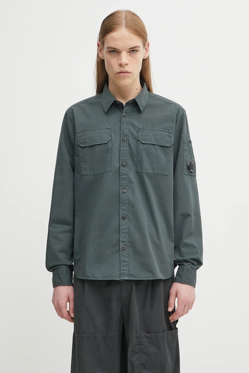 Сорочка C.P. Company C.P. Company Regular Fit Shirt Зелений | 19CMSH706A110143G