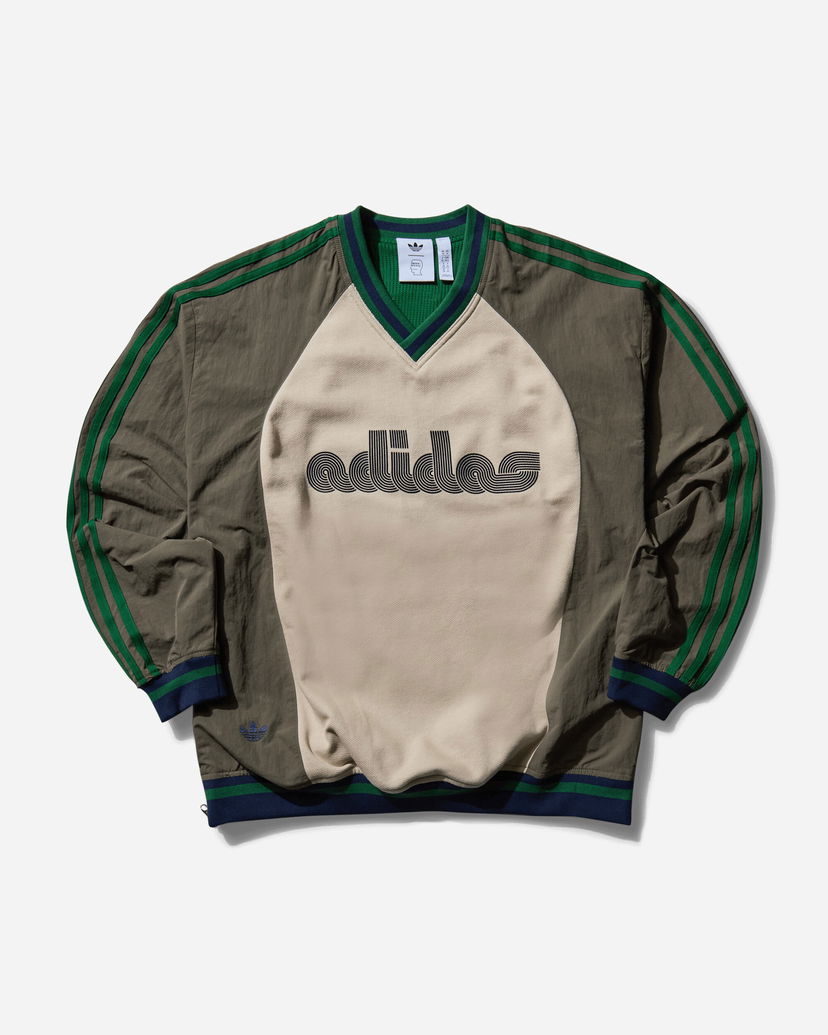 Світшоти adidas Originals Brain Dead Pullover Зелений | JN7153