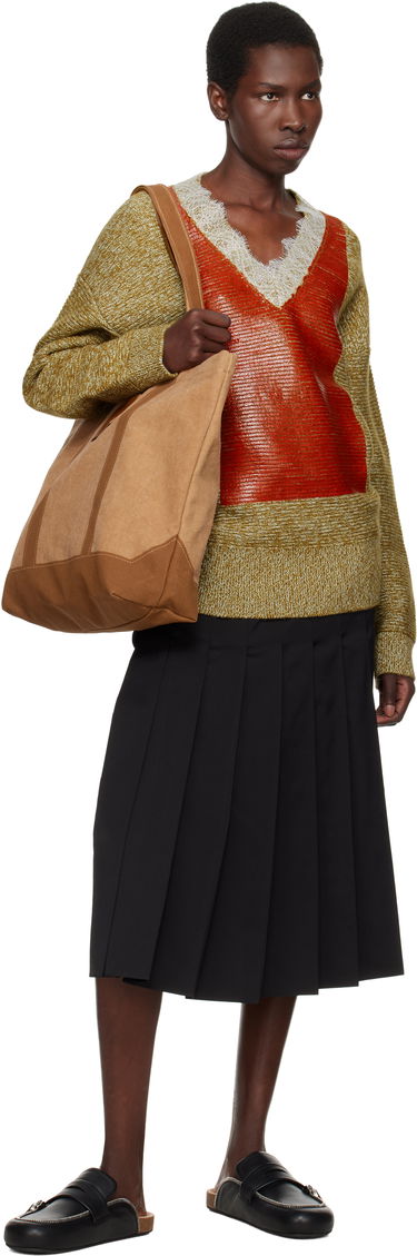 сумка-тоут JW Anderson JW Anderson Canvas Tote Коричневий | HB0498-FA0331, 3