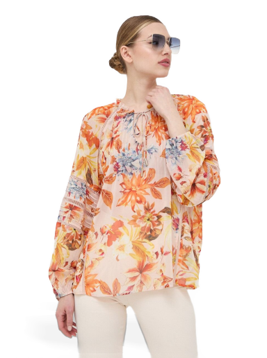 Сорочка GUESS Blouse Помаранчевий | W3GH60.WDW52