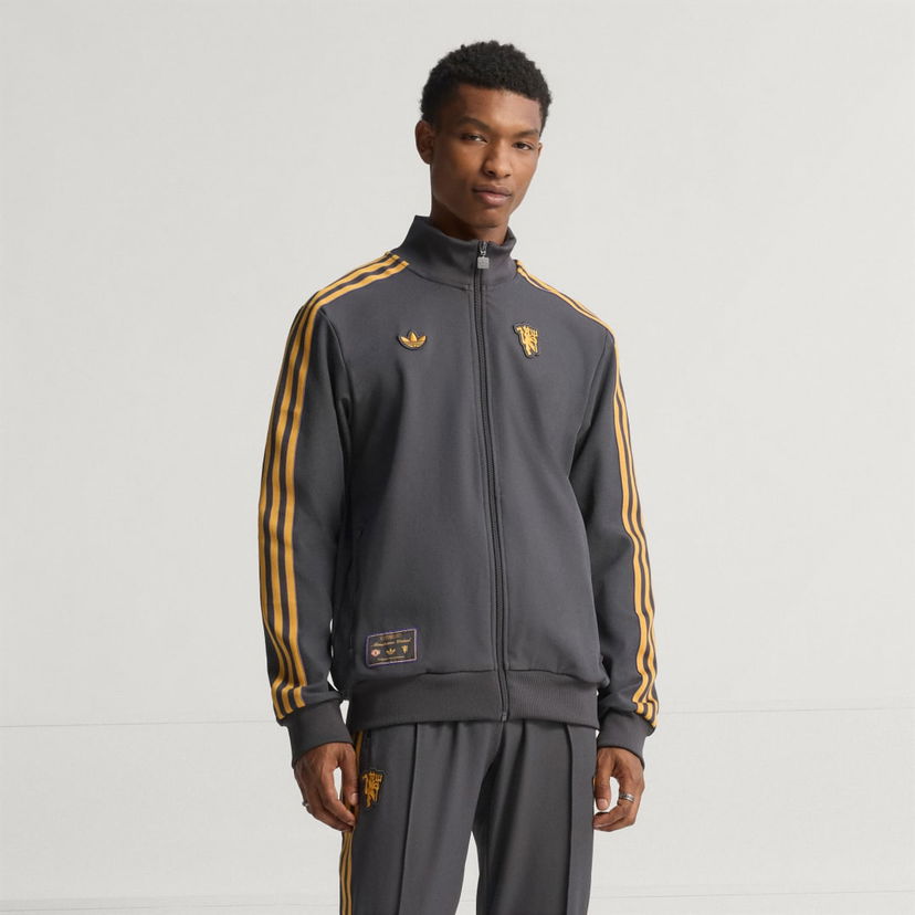 Спортивний костюм adidas Performance Manchester United Terrace Icons Track Top Сірий | JN2816