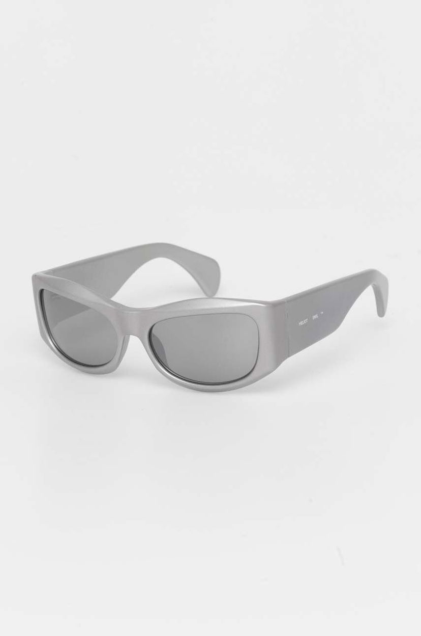 Сонцезахисні окуляри HELIOT EMIL Rectangular Sunglasses Сірий | HE.16.63.GY04