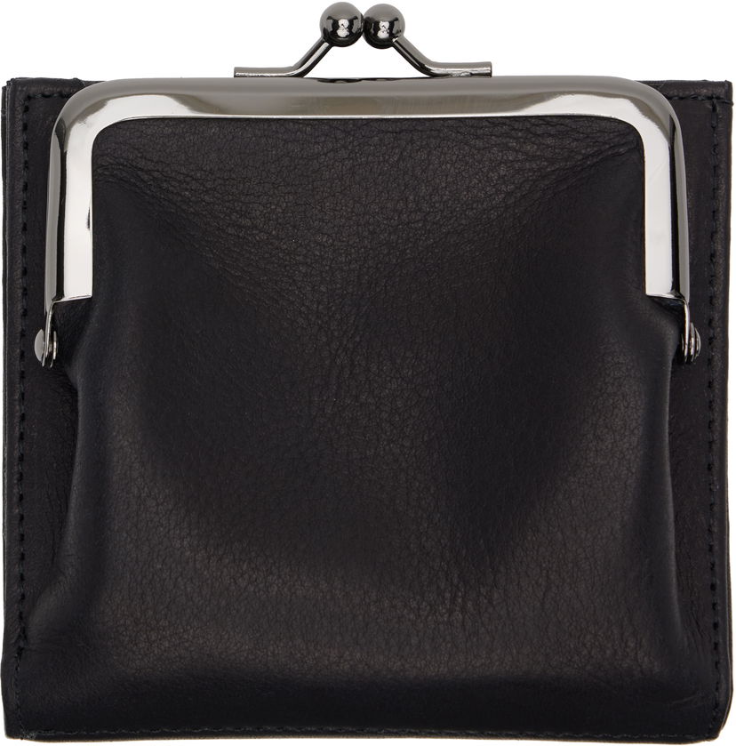 Гаманець Yohji Yamamoto Yohji Yamamoto Clasp Wallet чорний | DA-A88-784