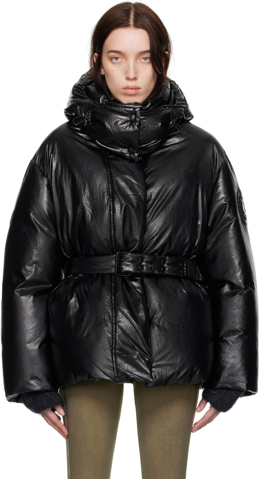 Пуховик Acne Studios Hooded Puffer Down Jacket чорний | A90609-