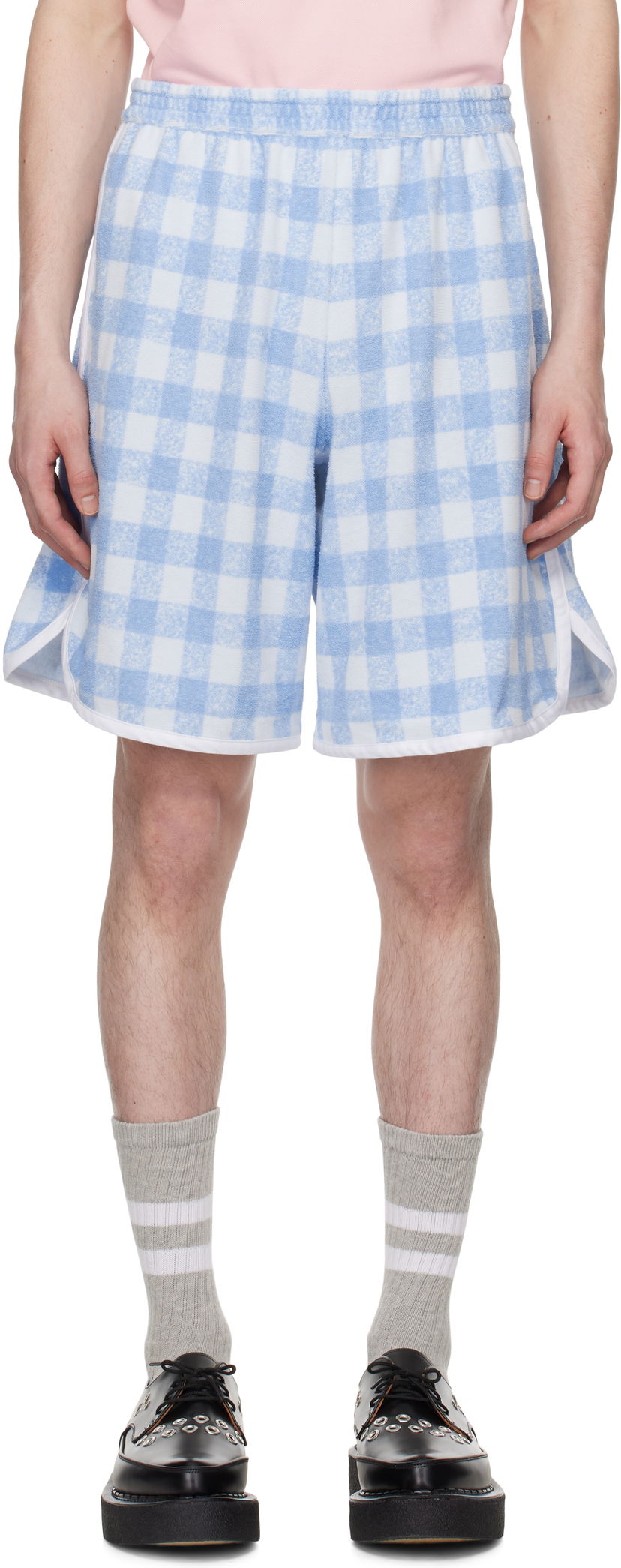 Шорти Anna Sui Anna Sui Terry Track Boxer Shorts Синій | M225A41