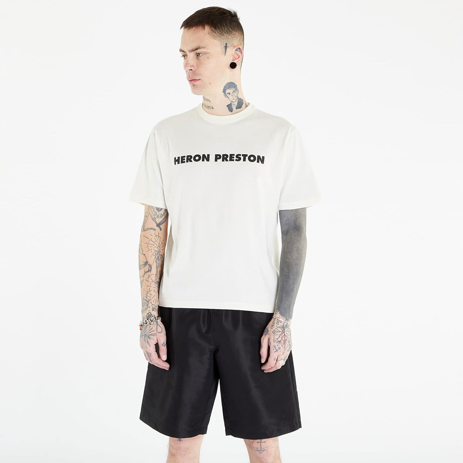 Футболка HERON PRESTON This Is Not Short Sleeve Tee білий | HMAA032S23JER0090110, 0