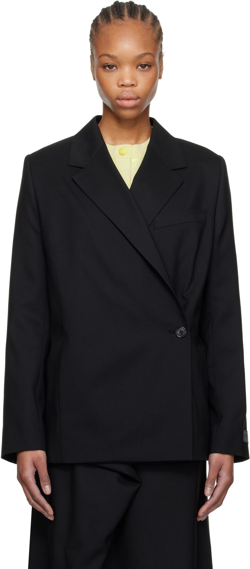 Куртка KENZO Kenzo Paris Virgin Wool Blazer чорний | FF52VE2589RA