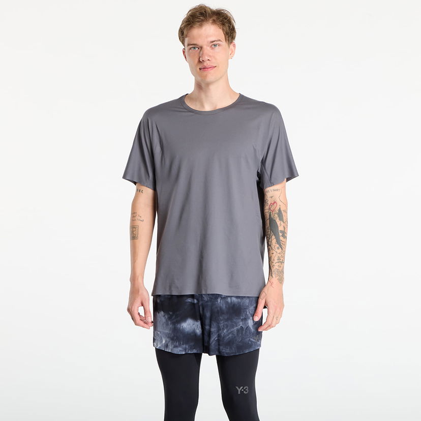 Футболка Y-3 Run Ss Tee Granite M Сірий | KB2330