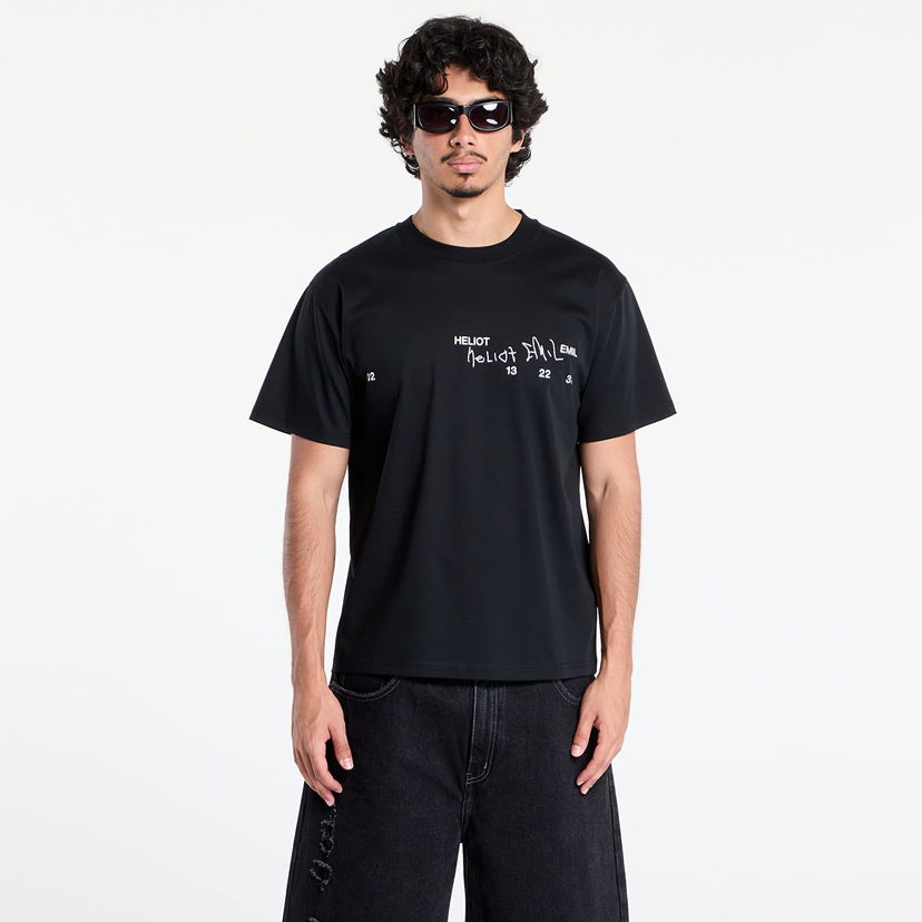 Футболка HELIOT EMIL HELIOT EMIL Fulgens T-Shirt чорний | PREAW25_M_09_141_BLK01