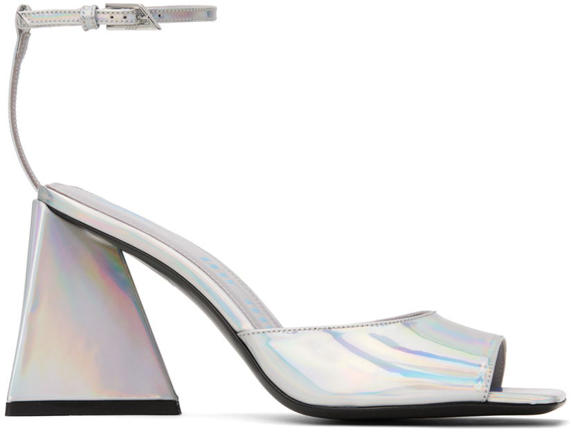 Догляд за взуттям The Attico Attico Piper Heeled Sandals Металік | 236WS599 E086