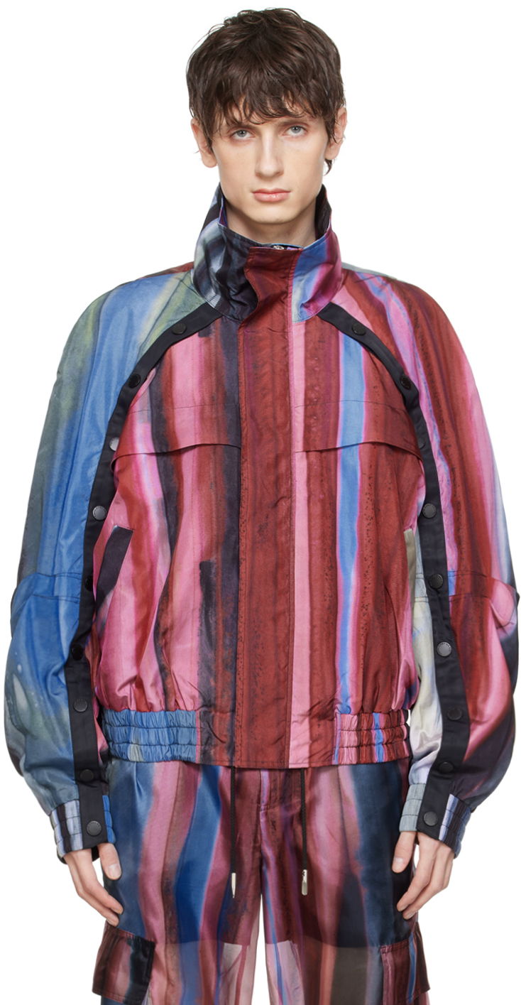 Куртка бомбер Feng Chen Wang Feng Chen Wang Rainbow Track Jacket Різнокольоровий | FUS17JK28