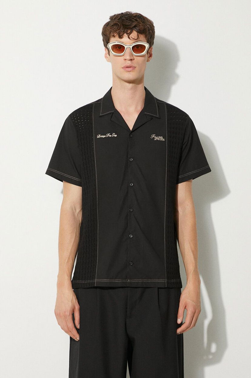 Сорочка Filling Pieces Shirt чорний | 98733981861