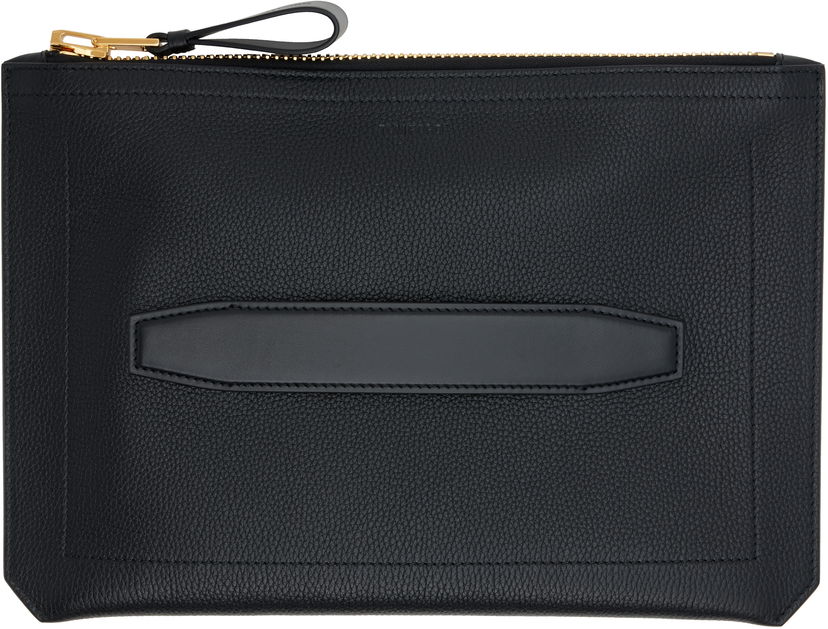 Рюкзаки та сумки Tom Ford TOM FORD Buckley Small Handle Portfolio Document Holder чорний | H0419-LCL213G