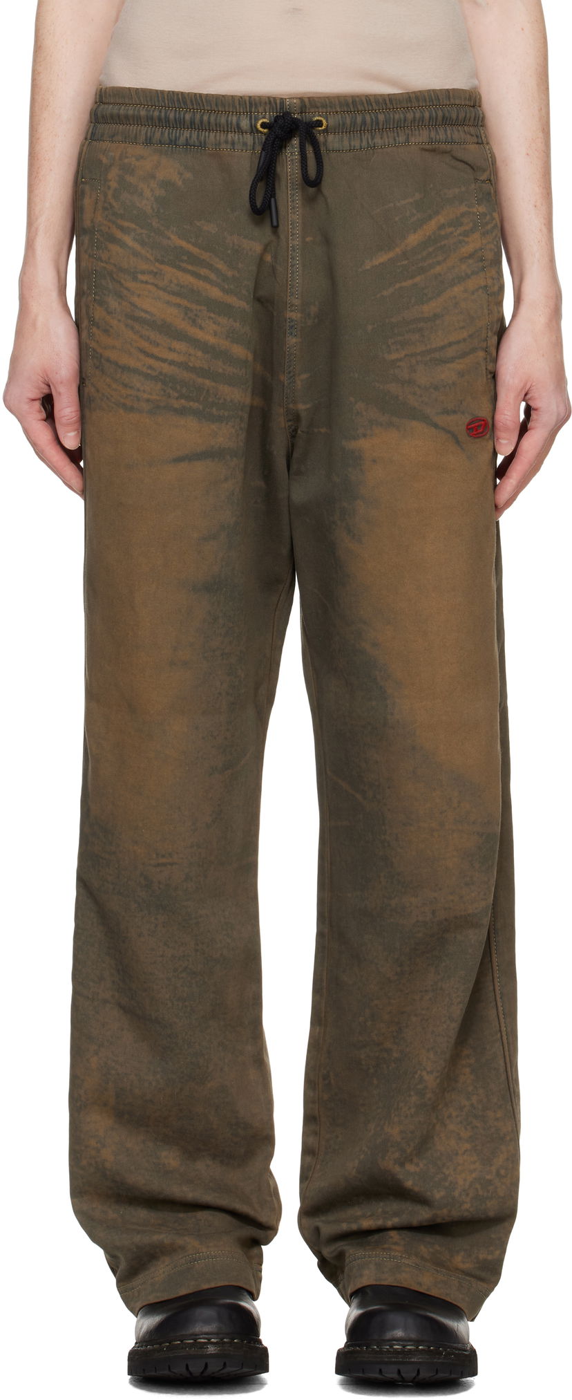 Спортивні штани Diesel D-Martians-S Track Sweatpants Коричневий | A13142-068NG-01