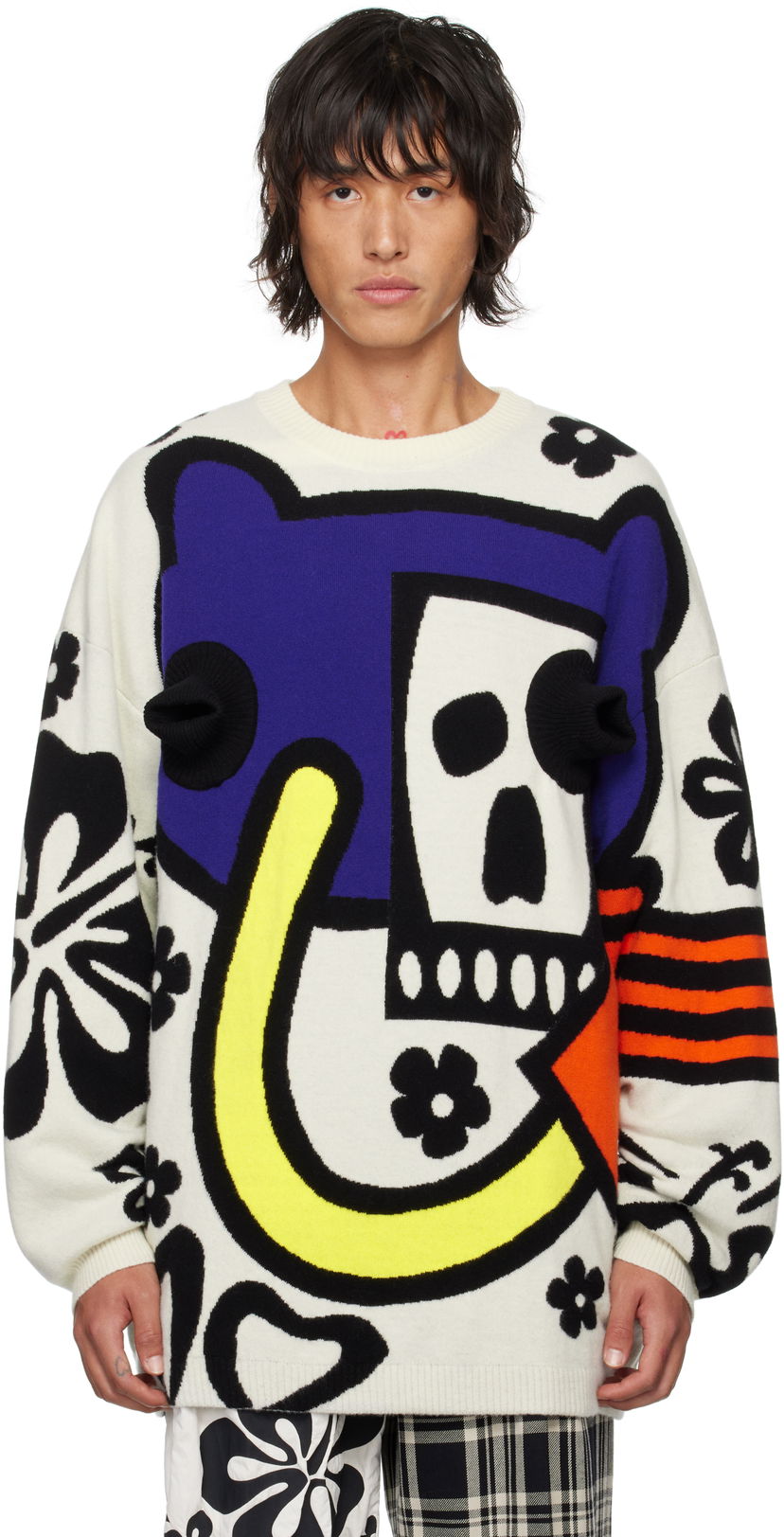Cветр Walter Van Beirendonck Knit Crewneck Sweater Різнокольоровий | 5001