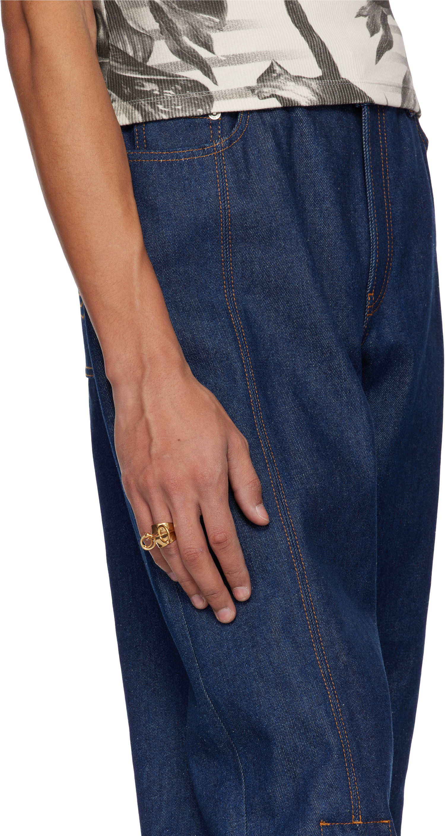 Кільце Jean Paul Gaultier Jean Paul Gaultier Multiple Loops Ring Металік | 24/25-U-BA012-X053-92, 1