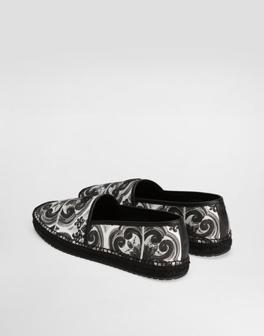Аксесуари Dolce & Gabbana Dolce & Gabbana Shell-print Canvas Espadrilles Різнокольоровий | A50730AD506IU3TN, 2