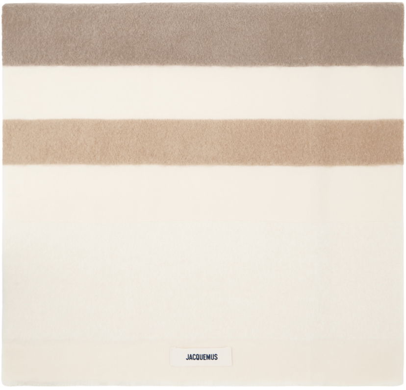 Шарф Jacquemus Beige 'L'écharpe Arazzo' Scarf бежевий | 24H246AC683-5206