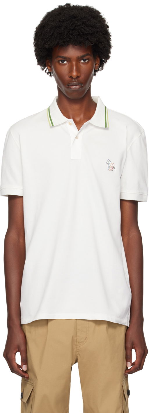 Сорочка поло Paul Smith PS Paul Smith Zebra Polo білий | M2R-151LE-N21511-02A