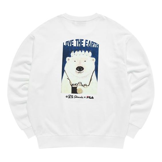 Світшоти FILA FILA x Pepe Shimada Cartoon Print Pullover білий | F11M133297F-WT, 0