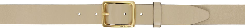 Ремені rag & bone Rag & Bone Boyfriend Leather Belt бежевий | WJW24S1002OE02, 0