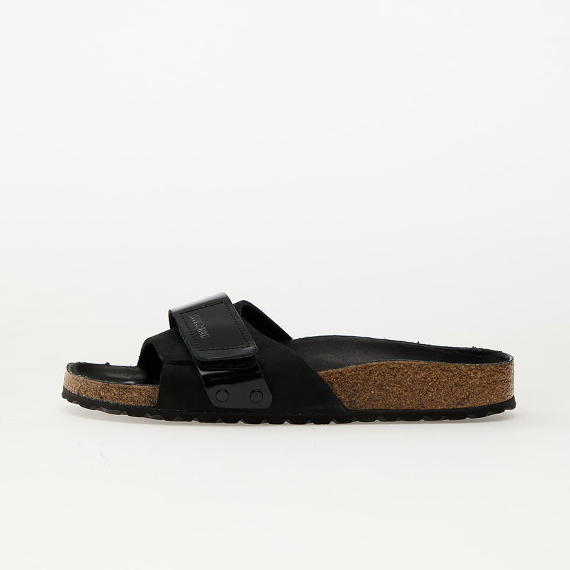 Кросівки та взуття Birkenstock Birkenstock Oita Nubuk Leather Slides 36 чорний | 1029313