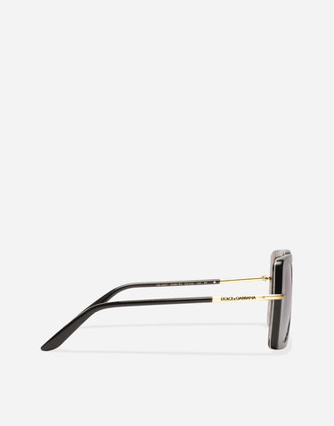 Сонцезахисні окуляри Dolce & Gabbana Dolce & Gabbana DNA Square Sunglasses чорний | VG4491VP98G9V000, 3