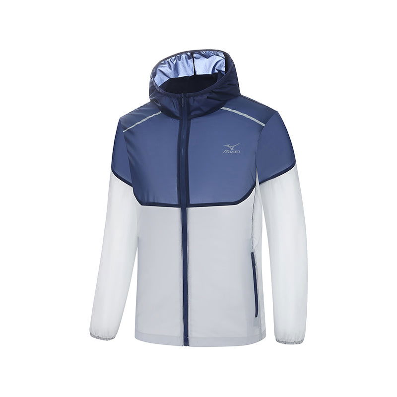 Вітровка Mizuno UV Protection Running Jacket Синій | A2CE2A32, 0